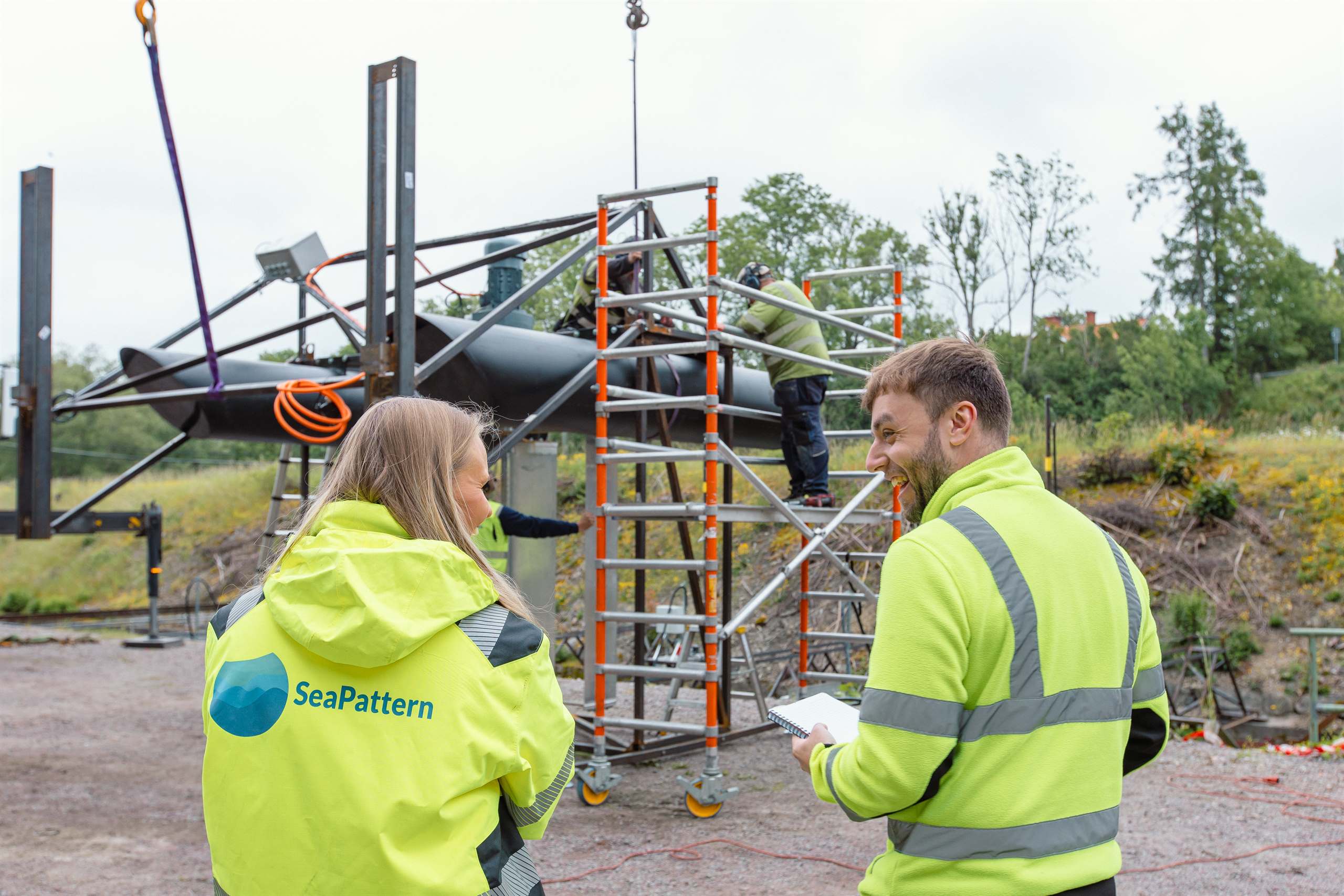 SeaPatterns team i fält